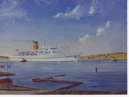 S.S. Empress of Canada.  Please scroll down for information.